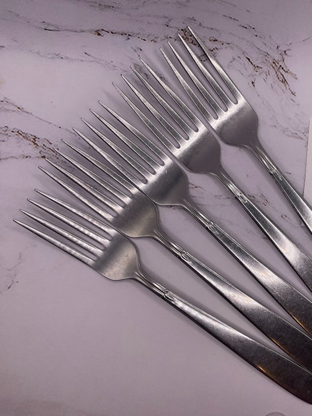 Oneida Accent Stainless Steel Dinner Forks Set of 5 Replacement Oneidacraft